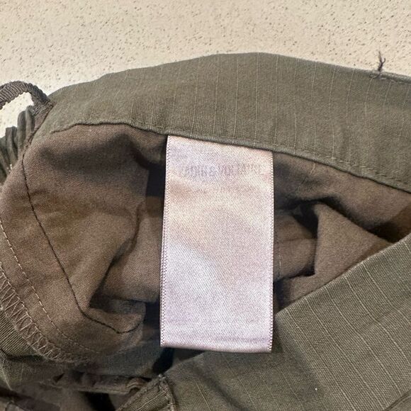 Zadig & Voltaire Pomelo Rip Stop Gray, Black Stripe Chino Women's Pants size 40 - Picture 12 of 12